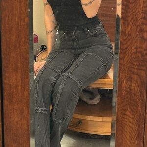 PacSun black Straight Leg Jeans